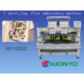 2 Heads Embroidery Machine for Logo Embroidery on Caps, Uniforms